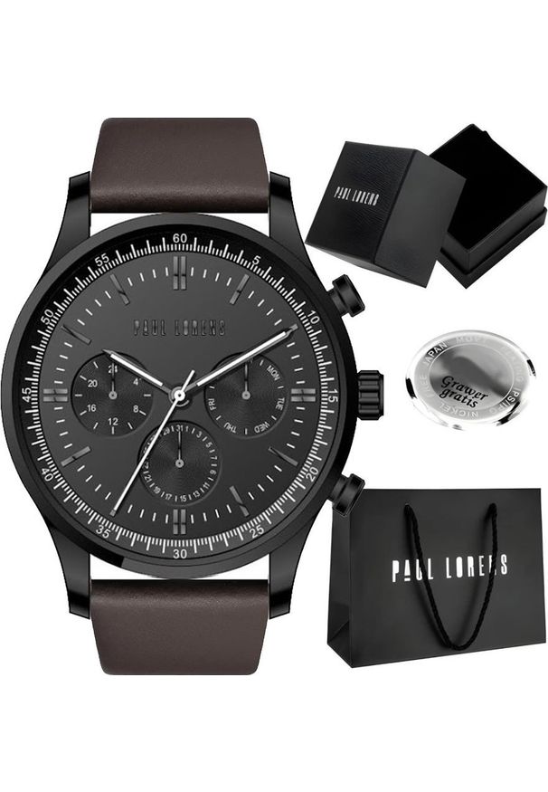 Zegarek męski Paul Lorens - FABER - 10602A2-1B2