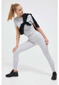Guess legginsy damskie kolor zielony wzorzyste. Stan: podwyższony. Kolor: zielony. Materiał: dzianina