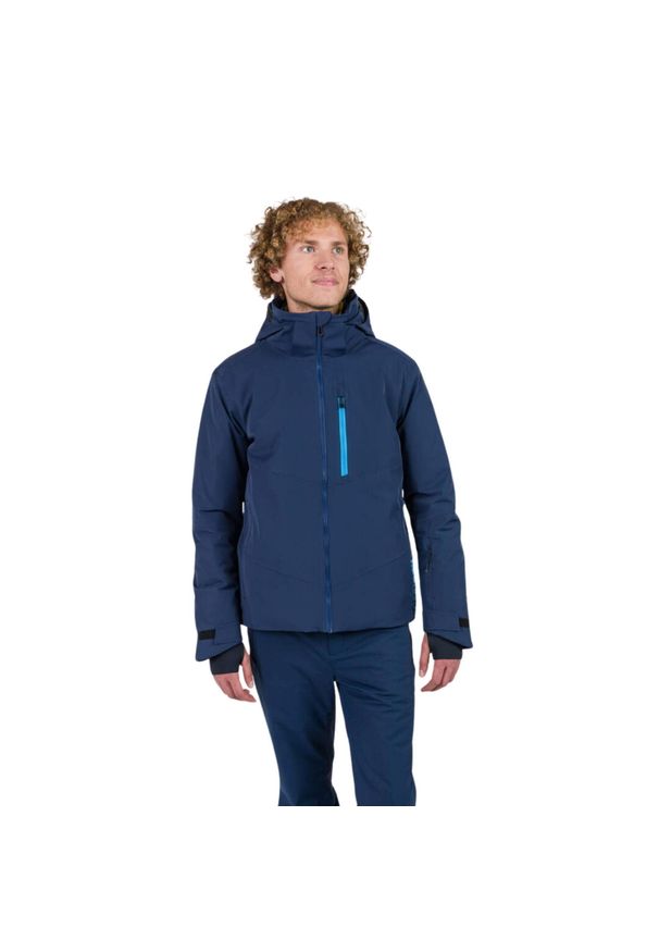 Kurtka Narciarska Rossignol męska Blackside JKT granatowa. Kolor: niebieski. Sezon: zima. Styl: wakacyjny