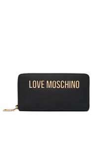 Love Moschino - LOVE MOSCHINO Portfel JC5611PP1OKD0000 Czarny. Kolor: czarny. Materiał: skóra #1