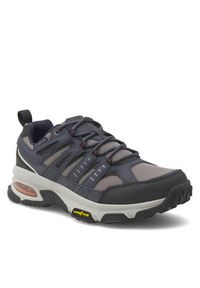 skechers - Skechers Sneakersy 237214NVGY Granatowy. Kolor: niebieski. Materiał: materiał