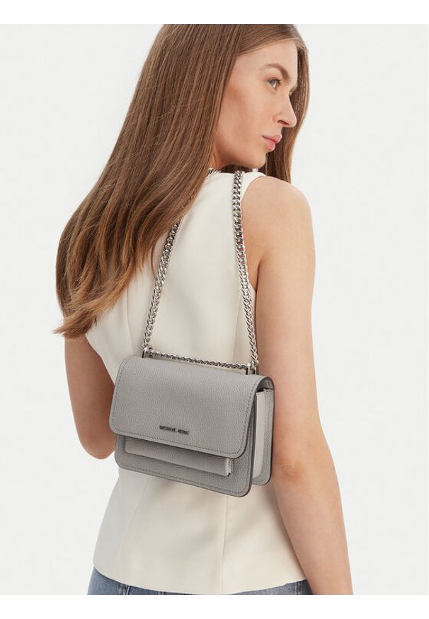 MICHAEL Michael Kors Torebka Claire 32T4SC7C1T Szary. Kolor: szary. Materiał: skórzane