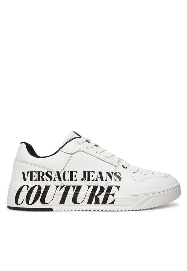 Versace Jeans Couture Sneakersy 80YA3SJ5 Biały. Kolor: biały. Materiał: skóra