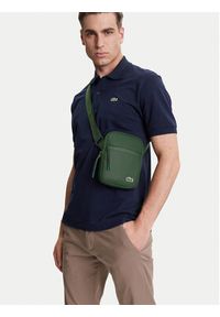 Lacoste Saszetka NH3307LV Zielony. Kolor: zielony. Materiał: skóra