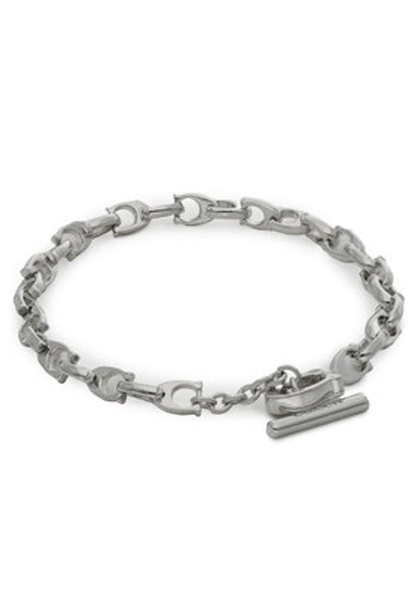 Coach Bransoletka 37376745RHO030 Srebrny. Materiał: metalowe. Kolor: srebrny