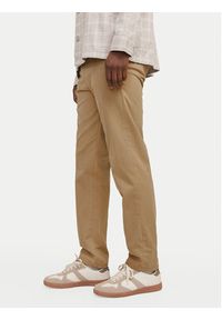 Jack & Jones Chinosy Kane 12268490 Brązowy Regular Fit. Kolor: brązowy. Materiał: bawełna #7