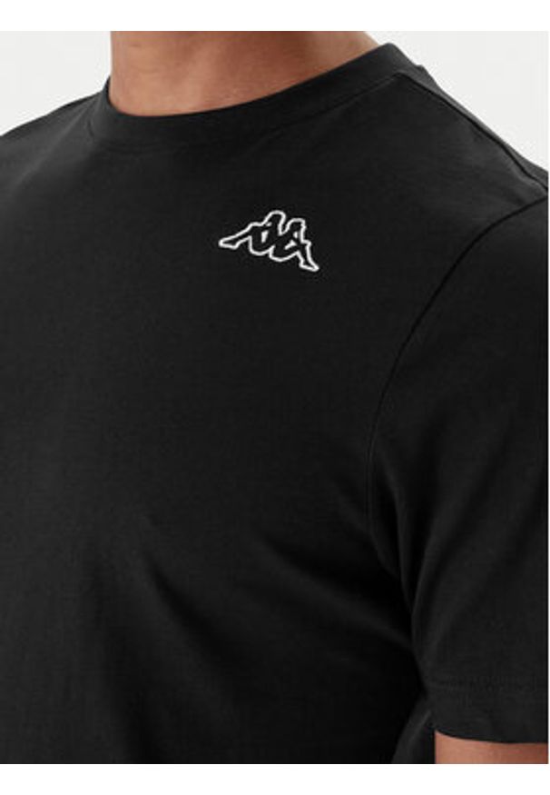 Kappa Komplet t-shirtów Logo Sylvo 322562W Czarny Regular Fit. Kolor: czarny. Materiał: bawełna