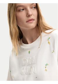 Desigual T-Shirt Oporto 26SWTK09 Écru Regular Fit. Materiał: bawełna #6