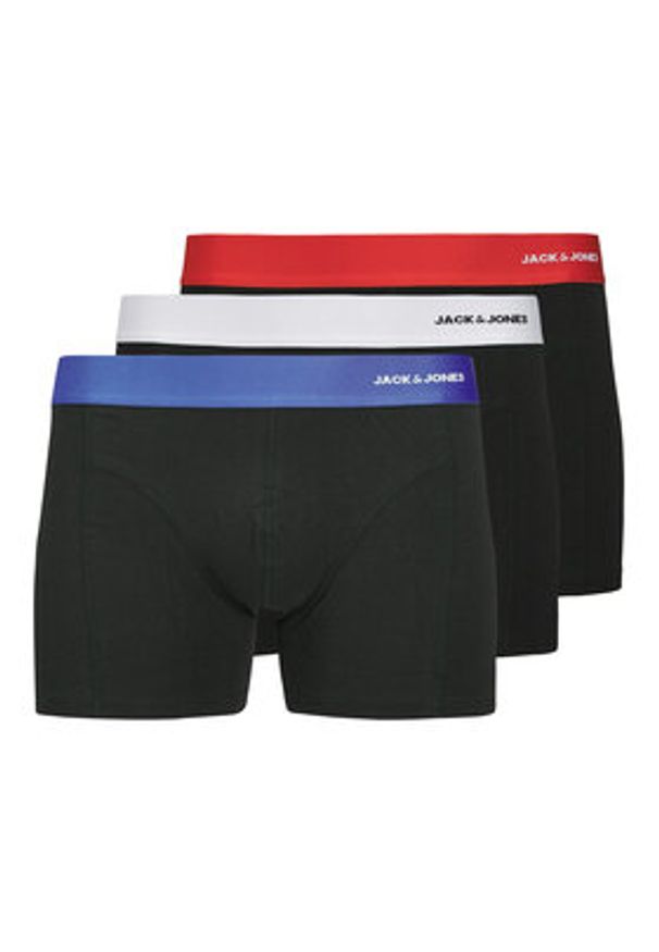 Jack & Jones - Jack&Jones Komplet 3 par bokserek Nyjah 12281998 Czarny. Kolor: czarny. Materiał: bawełna
