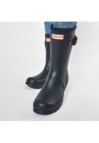 Hunter Kalosze Original Short WFS1000RMA Granatowy. Kolor: niebieski. Materiał: kauczuk #9