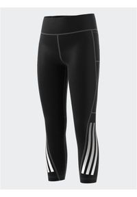 Adidas - adidas Legginsy Training AEROREADY 3-Stripes High-Rise 7/8 Optime Pocket Leggings IJ7121 Czarny. Kolor: czarny. Materiał: syntetyk #1