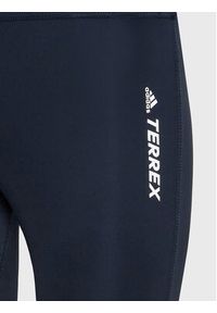 Adidas - adidas Legginsy Terrex Multi GU8937 Granatowy Slim Fit. Kolor: niebieski. Materiał: syntetyk