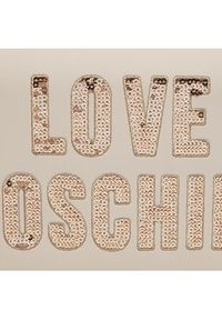Love Moschino - LOVE MOSCHINO Torebka JC4293PP0IKK111A Beżowy. Kolor: beżowy. Materiał: skórzane #2