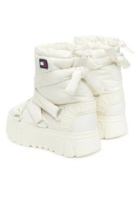Tommy Jeans Śniegowce Tjw Chunky Snow Boot Nylon EN0EN02842 Biały. Kolor: biały. Materiał: materiał #2