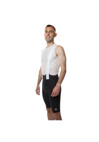C-LAB - Spodenki rowerowe męskie szare. Kolor: szary. Materiał: skóra. Sport: kolarstwo