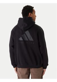 Adidas - adidas Bluza Power JZ6248 Czarny Oversize. Kolor: czarny. Materiał: bawełna #3