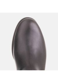 Marco Shoes Kozaki z suwakiem oraz elastyczną gumą czarne. Kolor: czarny. Materiał: guma #2