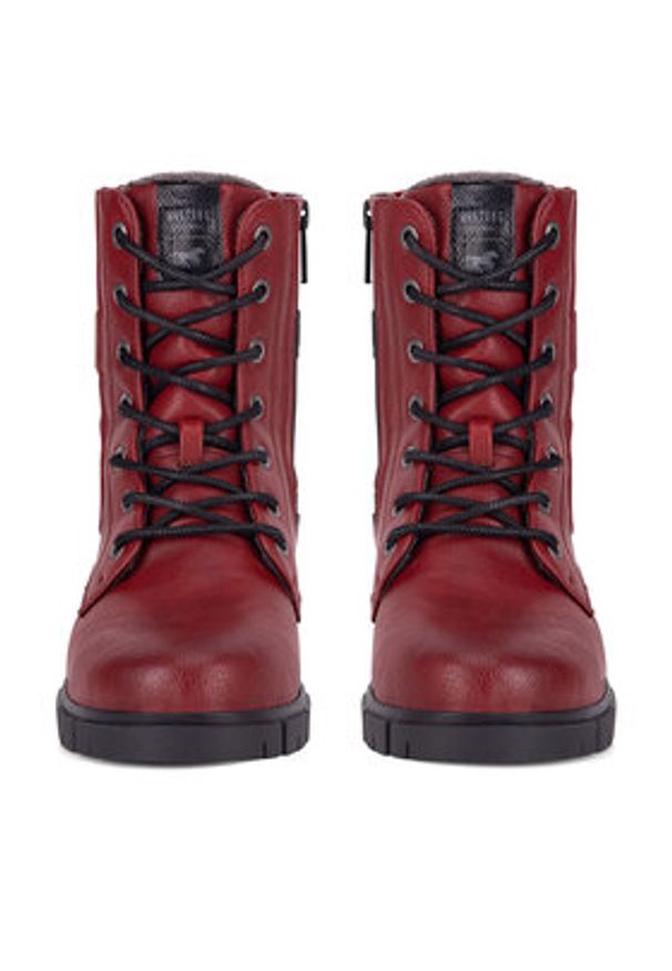 Mustang Trzewiki 1443-502 Czerwony. Kolor: czerwony. Materiał: materiał