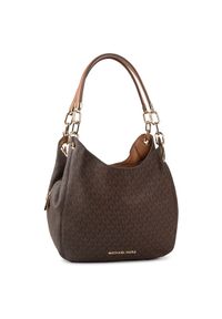 MICHAEL Michael Kors Torebka Lillie 30T9G0LE3B Brązowy. Kolor: brązowy. Materiał: skórzane