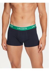 Lacoste Komplet 3 par bokserek 5H3401 Granatowy. Kolor: niebieski. Materiał: bawełna #5