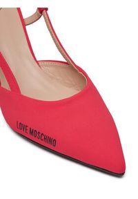 Love Moschino - LOVE MOSCHINO Sandały JA10627G1MIMX500 Czerwony. Kolor: czerwony. Materiał: materiał #4