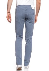 Wrangler - WRANGLER SPODNIE MĘSKIE GREENSBORO FLINSTONE BLUE W15QMM13F. Materiał: materiał #3