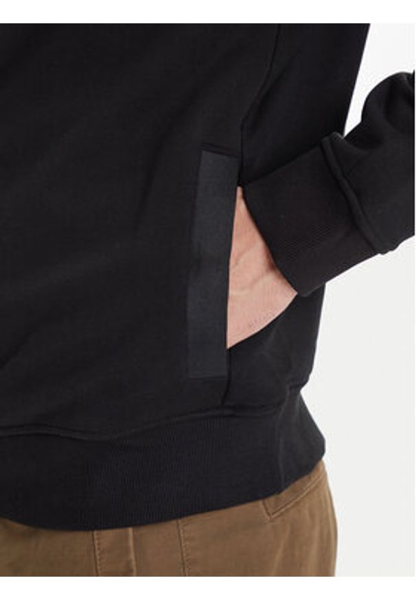 BOSS Bluzka Ze Work 50545753 Czarny Regular Fit. Kolor: czarny. Materiał: bawełna