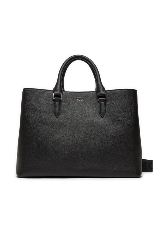 BOSS - Boss Torebka Alyce Business Tote 50518190 Czarny. Kolor: czarny