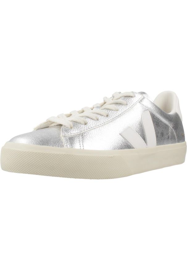 Veja - Buty VEJA CAMPO Srebrny. Kolor: szary. Materiał: tkanina, skóra. Styl: sportowy
