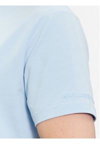 Karl Lagerfeld - KARL LAGERFELD T-Shirt 755400 541221 Niebieski Regular Fit. Typ kołnierza: dekolt w karo. Kolor: niebieski. Materiał: bawełna #2