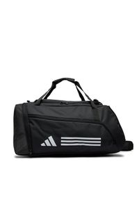 Adidas - adidas Torba Essentials 3-Stripes Duffel Bag IP9863 Czarny. Kolor: czarny. Materiał: materiał