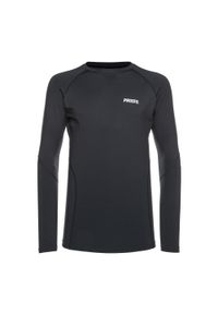 Prosto - Longsleeve męski PROSTO Fight. Kolor: czarny. Długość rękawa: długi rękaw