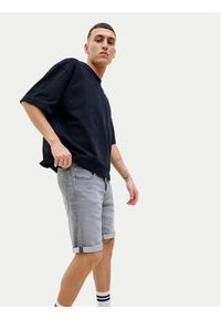Jack & Jones Szorty jeansowe Rick 12269502 Szary Regular Fit. Kolor: szary. Materiał: bawełna #4