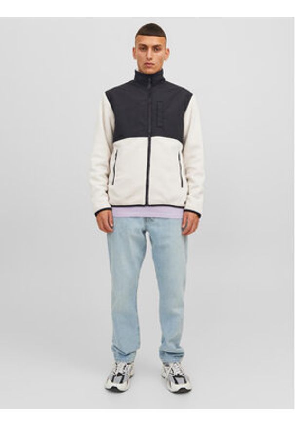 Jack & Jones Polar Marvin 12235864 Écru Regular Fit. Materiał: syntetyk