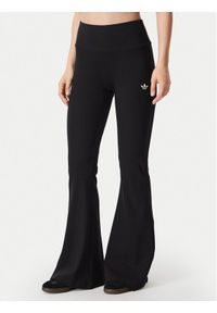 Adidas - adidas Legginsy Essentials KR3600 Czarny Flared Leg. Kolor: czarny. Materiał: bawełna #1