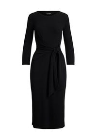 Lauren Ralph Lauren - LAUREN RALPH LAUREN Sukienka codzienna 200973598004 Czarny Regular Fit. Okazja: na co dzień. Kolor: czarny. Materiał: syntetyk. Typ sukienki: proste. Styl: casual #2