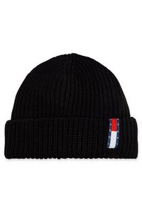 Tommy Jeans Czapka Im Tju Unisex Beanie AU0AU01808 Czarny. Kolor: czarny. Materiał: syntetyk
