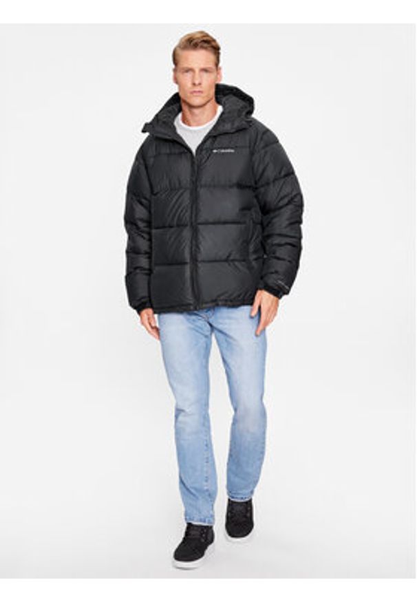 columbia - Columbia Kurtka zimowa Pike Lake™ II Hooded Jacket Czarny Regular Fit. Kolor: czarny. Materiał: syntetyk. Sezon: zima