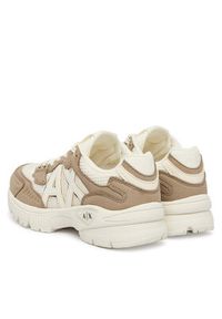 Armani Exchange Sneakersy XW002153 AF22757 MZ285 Beżowy. Kolor: beżowy. Materiał: skóra #6