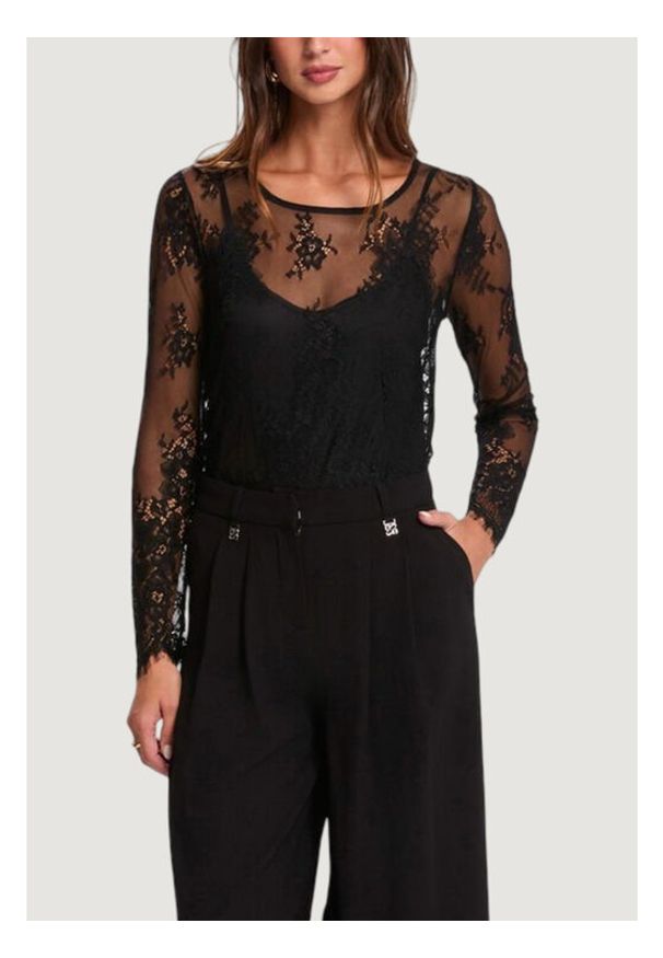 Morgan De Toi Longsleeve 261-TCITY Czarny Modern Fit. Kolor: czarny. Długość rękawa: długi rękaw