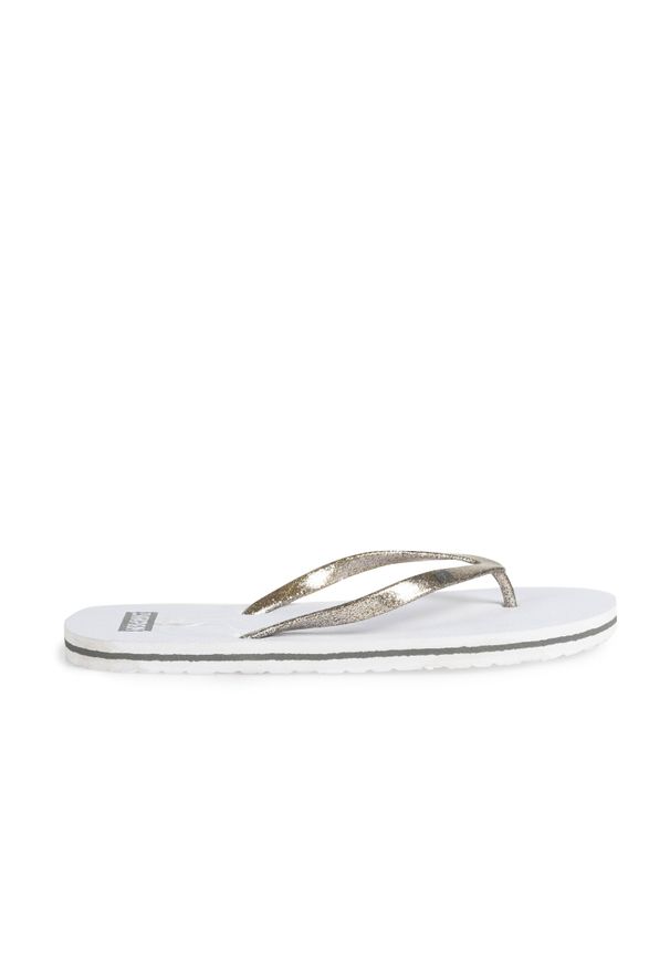 Champion Japonki "Siesta" | S10637 | Flip Flop Siesta | Kobieta | Biały. Kolor: biały. Materiał: materiał, syntetyk. Wzór: aplikacja, nadruk