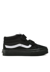 Vans Sneakersy Uy Sk8-Mid Reissue V VN0A346YLWB1 Czarny. Kolor: czarny. Materiał: zamsz, skóra. Model: Vans SK8 #1