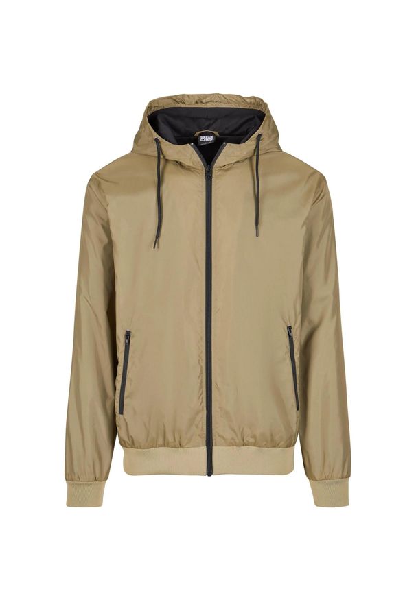 Urban Classics - Męska Kontrastowa Kurtka Soft Shell. Kolor: zielony, czarny, wielokolorowy. Sport: turystyka piesza