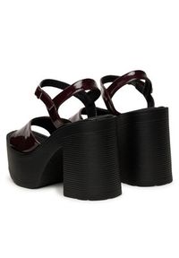 DeeZee Sandały ZB8358-1 Bordowy. Kolor: czerwony. Materiał: skóra #3