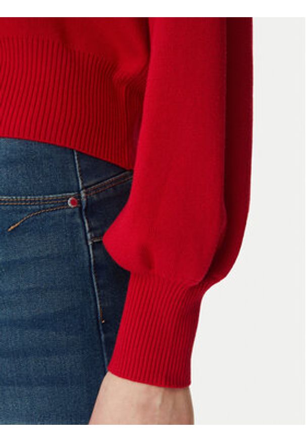 Morgan Kardigan 261-MLIKE Czerwony Regular Fit. Kolor: czerwony. Materiał: wiskoza