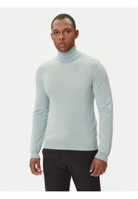 Hugo - HUGO Sweter San Thomas-M 50474174 Zielony Regular Fit. Kolor: zielony. Materiał: wełna