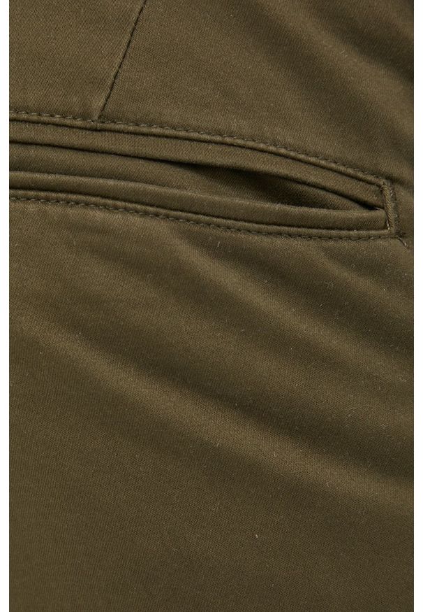PRODUKT by Jack & Jones - Produkt by Jack & Jones spodnie męskie kolor zielony proste. Okazja: na co dzień. Kolor: zielony. Materiał: tkanina. Wzór: gładki. Styl: casual