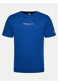 North Sails T-Shirt 692974 Niebieski Comfort Fit. Kolor: niebieski. Materiał: bawełna