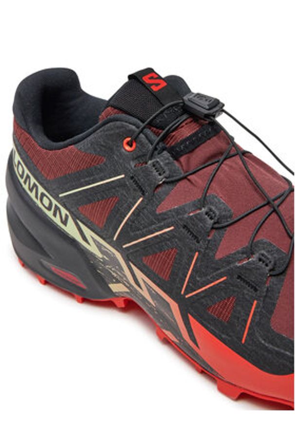 salomon - Salomon Buty do biegania Speedcross 6 L47581500 Czerwony. Kolor: czerwony. Materiał: materiał. Model: Salomon Speedcross