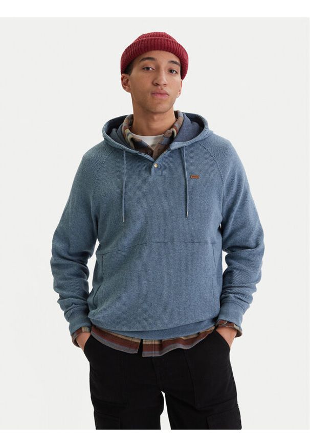 RVCA Bluza Port AVYFT00382 Niebieski Regular Fit. Kolor: niebieski. Materiał: bawełna